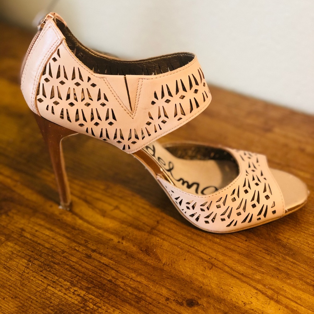 Sam Edelman Pink with Rose Gold Heel 9